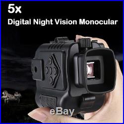 Handheld 8GB 5X Digital Zoom Infrared Night Vision Monocular Wildlife Binocular