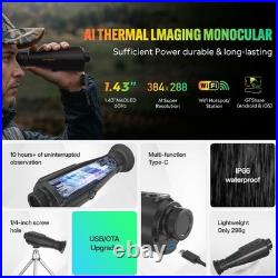 Hawkeye Ai15 Thermal Imaging Monocular HD Night Vision Outdoor Hunting Security