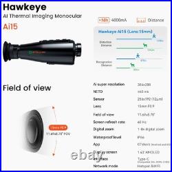 Hawkeye Ai15 Thermal Imaging Monocular HD Night Vision Outdoor Hunting Security