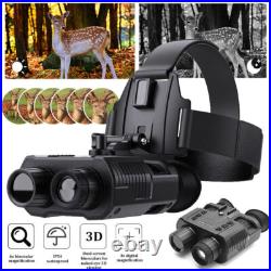 Head Mount IR Night Vision Binoculars 850 nm Hunting Goggles 3D HD Digital Video