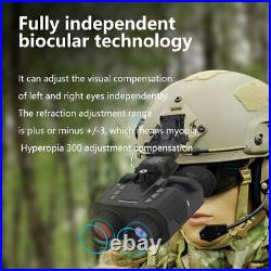 Head Mount IR Night Vision Binoculars 850 nm Hunting Goggles 3D HD Digital Video