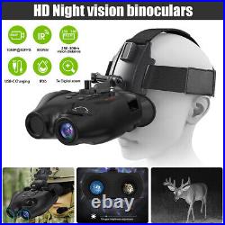 Head Mount IR Night Vision Binoculars 850nm Hunting Goggles 1080p Digital Video Head Mount IR Night Vision Binoculars 850nm Hunting Goggles 1080p Digital Video