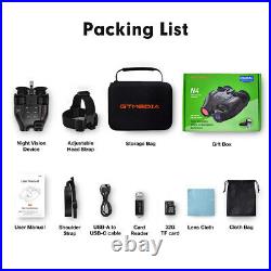 Head Mount IR Night Vision Binoculars 850nm Hunting Goggles 1080p Digital Video Head Mount IR Night Vision Binoculars 850nm Hunting Goggles 1080p Digital Video