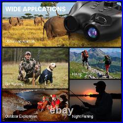 Head Mount IR Night Vision Binoculars 850nm Hunting Goggles 3D FHD Digital Video