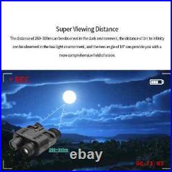 Head Mount Night Vision Binoculars 850nm Hunting Goggles 3D 4K HD Digital Video