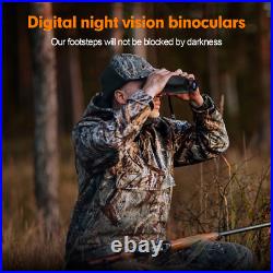 Head-Mounted Digital Infrared Night Vision Goggles Binoculars for 100% Darkness Head-Mounted Digital Infrared Night Vision Goggles Binoculars for 100% Darkness