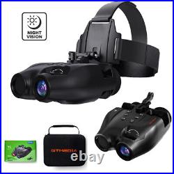 Head Mounted FHD Night Vision Goggles Binoculars For Total Darkness Surveillance