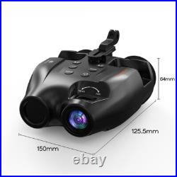 Head Mounted HD Night Vision Goggles 5X Zoom 850nm Infrared Binoculars Camera US
