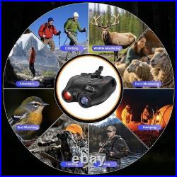 Head Mounted Night Vision Binoculars Digital Infrared Goggles Rechargeable