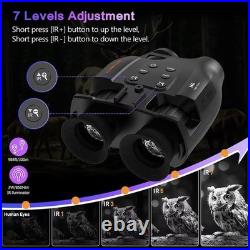 Head Mounted Night Vision Binoculars Digital Infrared Goggles Rechargeable