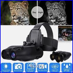 Head Mounted Night Vision Binoculars Digital Infrared Goggles Rechargeable