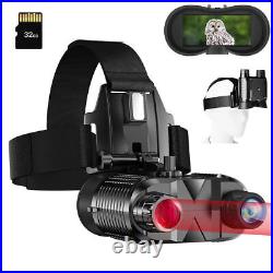 Head Mounted Night Vision Goggles Digital IR FHD Hunting Rechargeable Binoculars