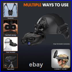 Head-Mounted Night Vision Goggles Rechargeable Hand Free Night Vision Binoculars Head-Mounted Night Vision Goggles Rechargeable Hand Free Night Vision Binoculars