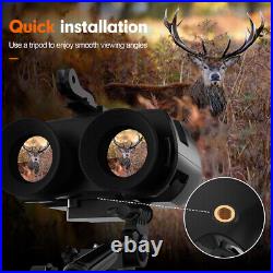 Helmet/Head Mount Night Vision Binoculars 5X Digital Zoom Optics Hunting Goggles