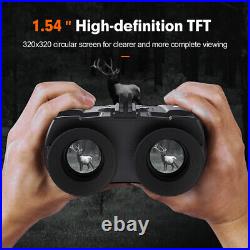 Helmet Mount Night Vision Binoculars Infrare Hunting Goggles Wildlife Telecope