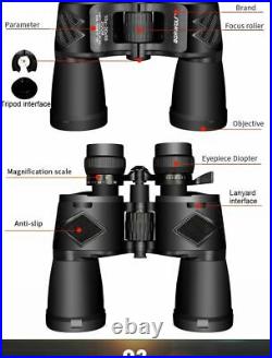 High Magnification 10-30X50 Professional Zoom Binoculars Telescope Night Vision