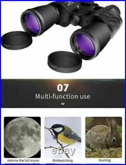 High Magnification 10-30X50 Professional Zoom Binoculars Telescope Night Vision