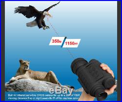 High Power 6X50mm Night Vision Scope Monocular IR Telescope Goggles + 16GB Card