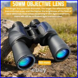 High Power Military Binoculars Day/Low Night Vision Waterproof Hunting Camping