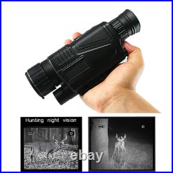 Hunting Night Vision Infrared Digital Monocular 8GB SD Card 200M Range 5x40 12MP