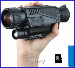Hunting Night Vision Monocular Infrared Video Camera 12MP Surveillance 8GB SD