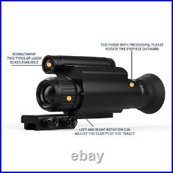 Hunting Night Vision Monocular NV075 1080P 4X Zoom IR Laser 840/950nm Scope