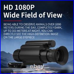 Hunting Night Vision Monocular NV075 1080P 4X Zoom IR Laser 840/950nm Scope