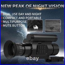 Hunting Night Vision Monocular NV075 1080P 4X Zoom IR Laser 840/950nm Scope