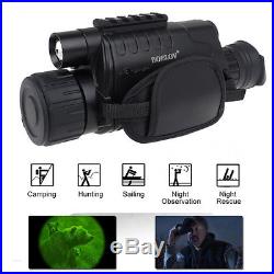 Hunting Night Vision Telescope Portable Infrared Camera Video Monocular 5X Zoom