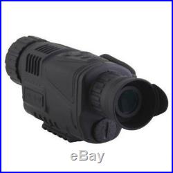 Hunting Night Vision Telescope Portable Infrared Camera Video Monocular 5X Zoom