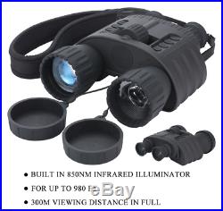 IR Digital Telescope 4X50mm 1.5TFT LCD Night Vision 980ft Binocular Infrared USB