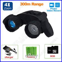 IR Infrared Digital Night Vision Binoculars HD Video Camera Photo+AA Battery Kit