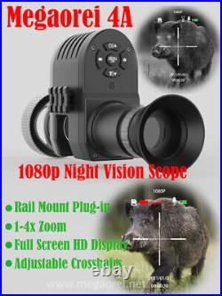 IR Night Vision Scope Megaorei4 M4A Recordable Video Hunting Camera 850nm IR