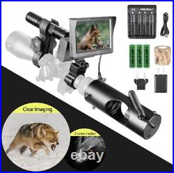 Infrared Day & Night Vision Rifle Scope Hunting Sight 850nm LED IR Camera 400M
