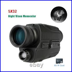 Infrared Digital Night Vision Monocular 8G TF Card 200M Hunting Thermal Imager
