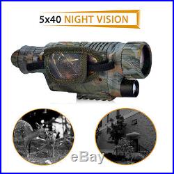 Infrared IR 1.44 LCD Monocular Zoom Night Vision Scope Video A7 Photo G0