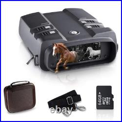 Infrared Night Vision Binoculars LCD Screen 700m Viewing Range 5W Infrared Cam
