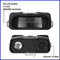 Infrared Night Vision Binoculars LCD Screen 700m Viewing Range 5W Infrared Cam