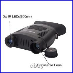 Infrared Night Vision Binoculars Telescope 7X21 Zoom Digital IR Hunting Night