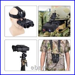 Infrared Night Vision Goggles Hunting Binoculars Head Mounted IR Record Camera