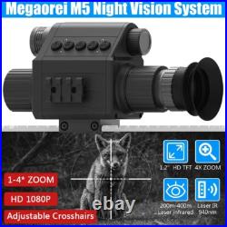 Infrared Night Vision Hunting Rifle Scope 940nm 1080P IR Camera Megaorei M5
