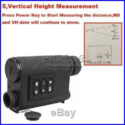 Infrared Night Vision IR Monocular Scope Laser Rangefinder Hunting Binoculars E1