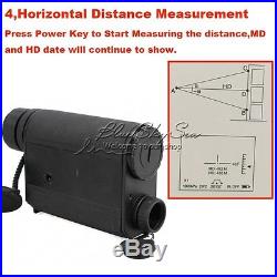 Infrared Night Vision IR Monocular Scope Laser Rangefinder Hunting Binoculars F1