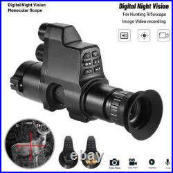 Infrared Night Vision Monocular 4X Zoom HD Video Camera Device IR Digital Scope
