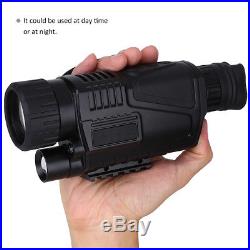 Infrared Night Vision Monocular Scope 5X IR Binoculars Telescopes For Hunting