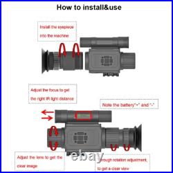 Infrared Night Vision Scope 940nm Hunting IR Record Camera Sight Megaorei NK008