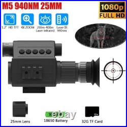 Infrared Night Vision Scope Record Video Telescopes Hunting 940nm IR Camera