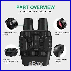 JStoon Night Vision Goggles Night Vision Binoculars Digital Infrared (black)