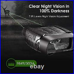 KINKA NV3182 Night Vision Binoculars Goggles Adult Travel Infrared Digital 3X