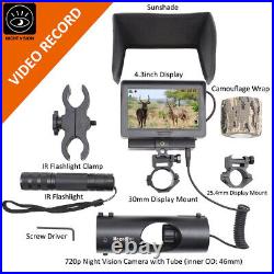 LCD Display Night Vision Scope Digital Camera for Rifle Scope Hunting Device